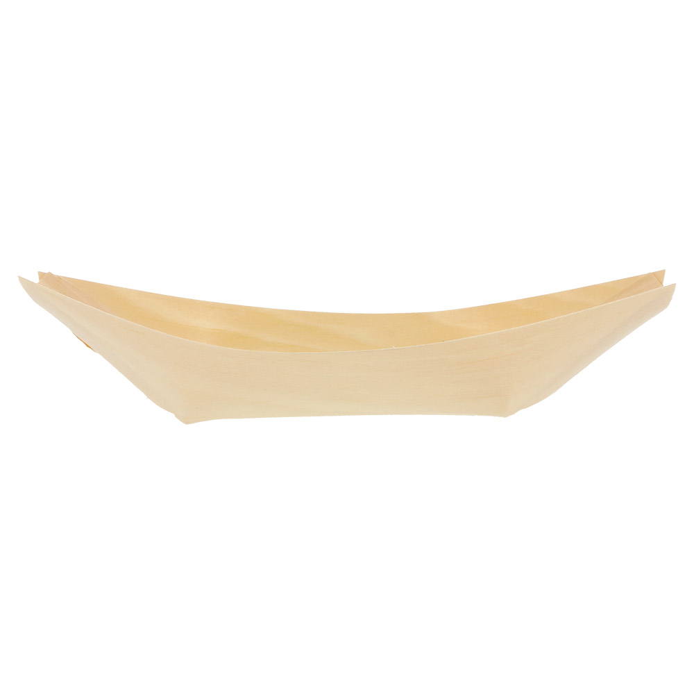183.03-BARCHETTE IN FOGLIA DI PIOPPO 'WOOD'  17x8,5x2 CM NATURALE LEGNO (50 u.)