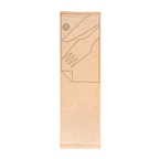 250.62-SET 3/1 POSATE + TOVAGLIOLI 'WOOD' MAKAN  16 CM NATURALE LEGNO (100 u.)