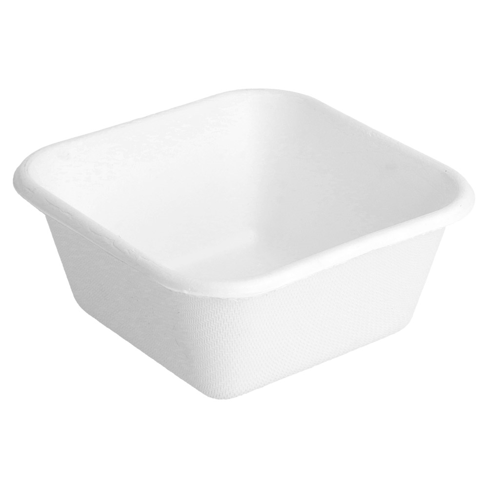212.84-CONTENITORI BIONIC 250 ML 9,5x9,5x4,3 CM BIANCO BAGASSA (50 u.)