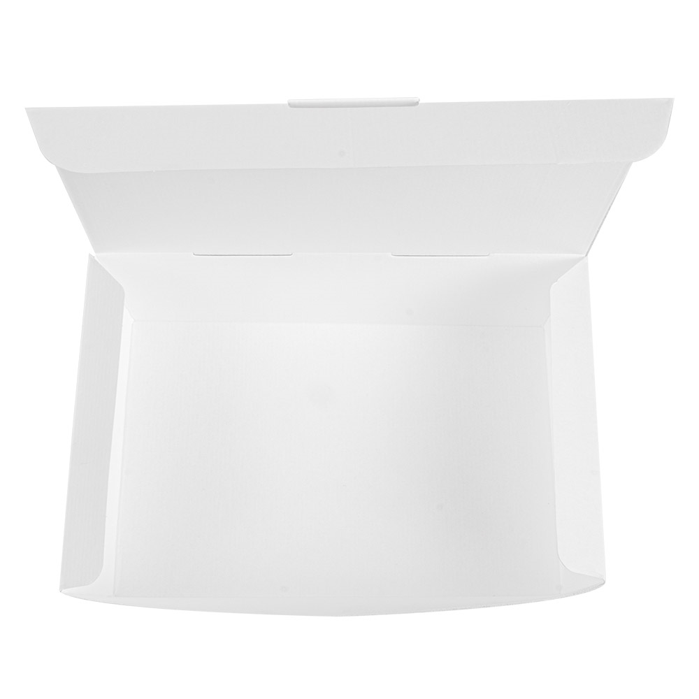 235.16-SCATOLE "LUNCH BOX" COPPERCHIO 'THEPACK' 1000 ML (32 oz) 20,5x14,6x5 CM BIANCO CARTONE NANO-MICRO (60 u.)