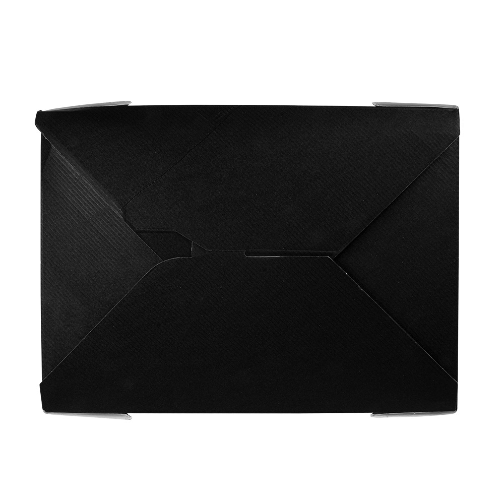 234.64-SCATOLE AMERICANE PER MICROONDE 'THEPACK' 1980 ML 19,6x14x6,2 CM NERO CARTONE NANO-MICRO + PP (50 u.)
