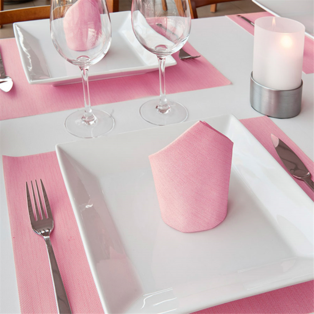 195.59-TOVAGLIOLI DRY COTTON 55 G/M2 40x40 CM FUCSIA AIRLAID (50 u.)