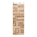 265.92-SACHETTI ANTIGRASSO PER SANDWICHES PAROLE 40+20 G/M2 12+4x35 CM MARRONE KRAFT + ALLUMINIO (500 u.)