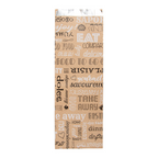 265.92-SACHETTI ANTIGRASSO PER SANDWICHES PAROLE 40+20 G/M2 12+4x35 CM MARRONE KRAFT + ALLUMINIO (500 u.)