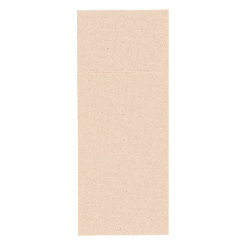 218.22-TOVAGLIOLI D.P RICICLATI INCELLOFANATI 'JUST IN TIME CLOSED'  40 + 10PE G/M2 11x25 CM NATURALE KRAFT A COSTINE (150 u.)