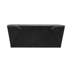 234.58-SCATOLE AMERICANE PER MICROONDE 'THEPACK' 1350 ML 15,2x12,1x6,5 CM NERO CARTONE NANO-MICRO + PP (50 u.)