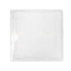 268.03-COPERCHIO 268.02  27x27x2,5 CM TRASPARENTE RPET (70 u.)