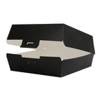 234.24-SCATOLE HAMBURGER 'THEPACK'  17,6x16,8x7,8 CM (XL WIDER) NERO CARTONE NANO-MICRO (50 u.)