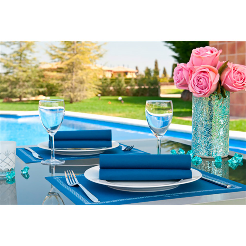 167.04-TOVAGLIOLI  55 G/M2 40x40 CM BLU MARINO AIRLAID (50 u.)