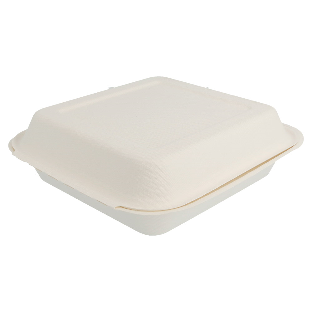 212.79-CONTENITORI "M" 'BIONIC' 820 ML 20x20x7,5 CM BIANCO BAGASSA (50 u.)