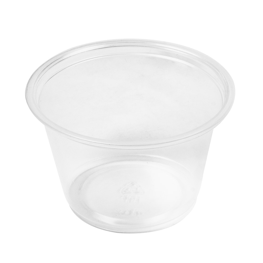 130.12-TERRINA PICCOLA PER MICROONDE 120 ML Ø7,4x4,6 CM TRASPARENTE PP (125 u.)