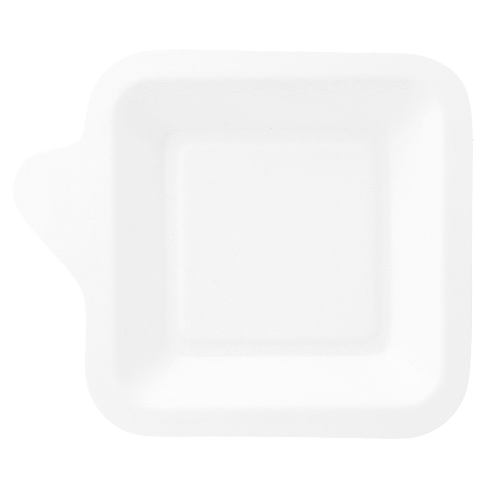 212.71-PIATTI QUADRATI 'BIONIC'  11x11x1,7 CM BIANCO BAGASSA (50 u.)