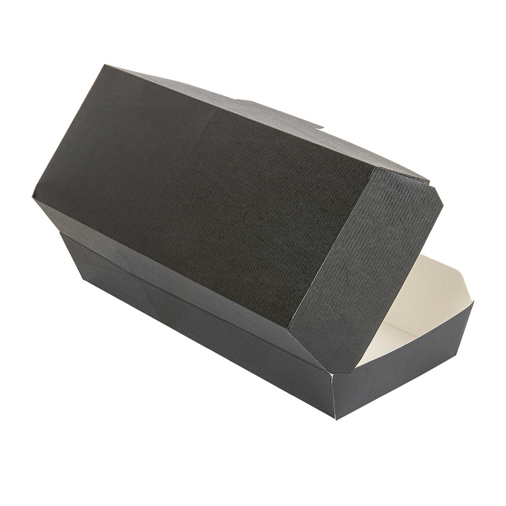 252.14-SCATOLE "PANINI" 'THEPACK'  26,5x12,2x7 CM NERO CARTONE NANO-MICRO (50 u.)