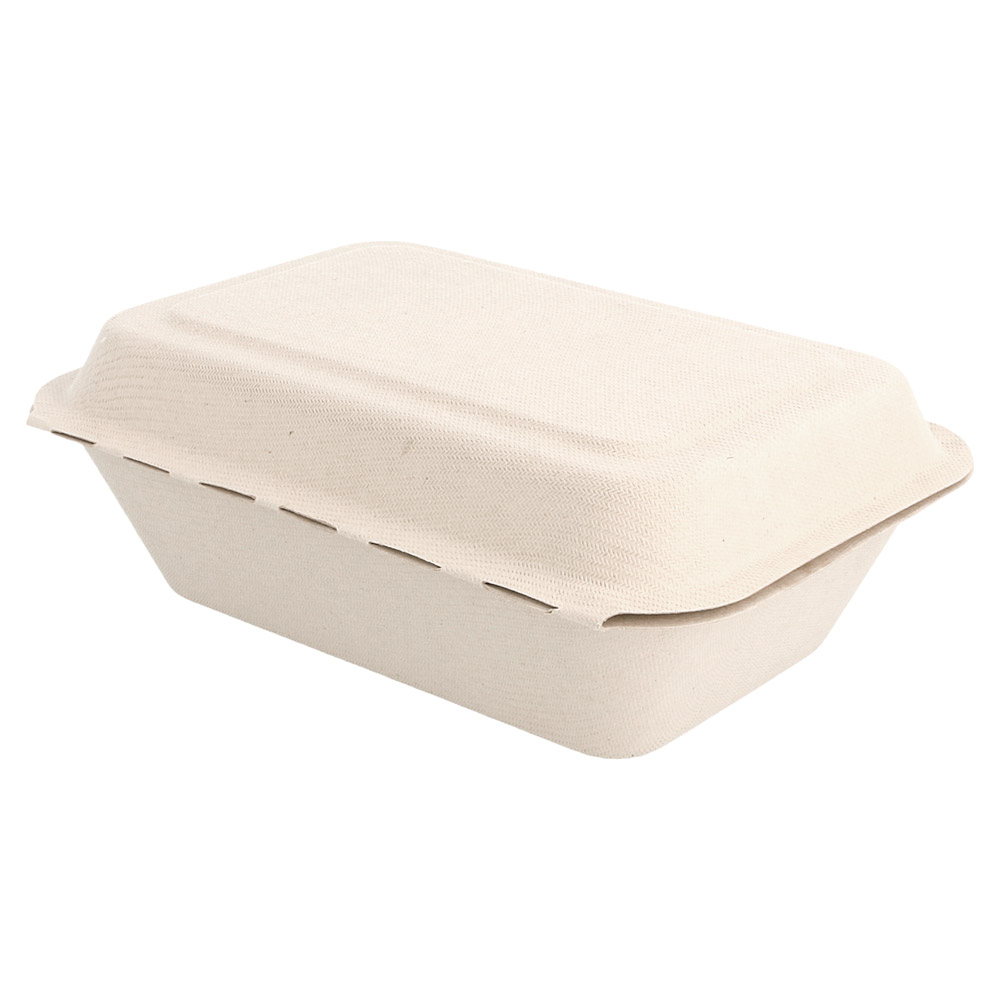 150.14-CONTENITORI 'BIONIC' 600 ML 13,6x18,2x6,4 CM NATURALE BAGASSA (50 u.)