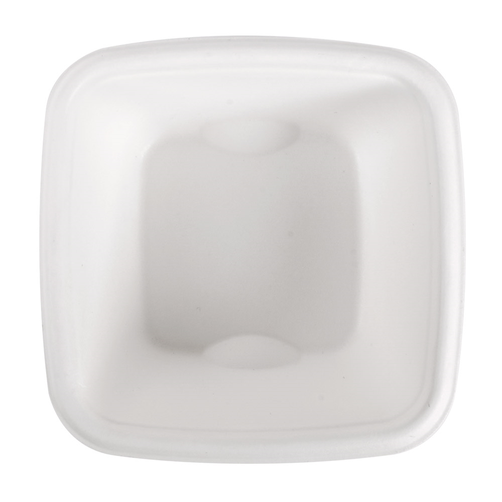 253.88-TERRINA PICCOLA 'BIONIC' 100 ML 7,7x7,7x3,7 CM BIANCO BAGASSA (50 u.)