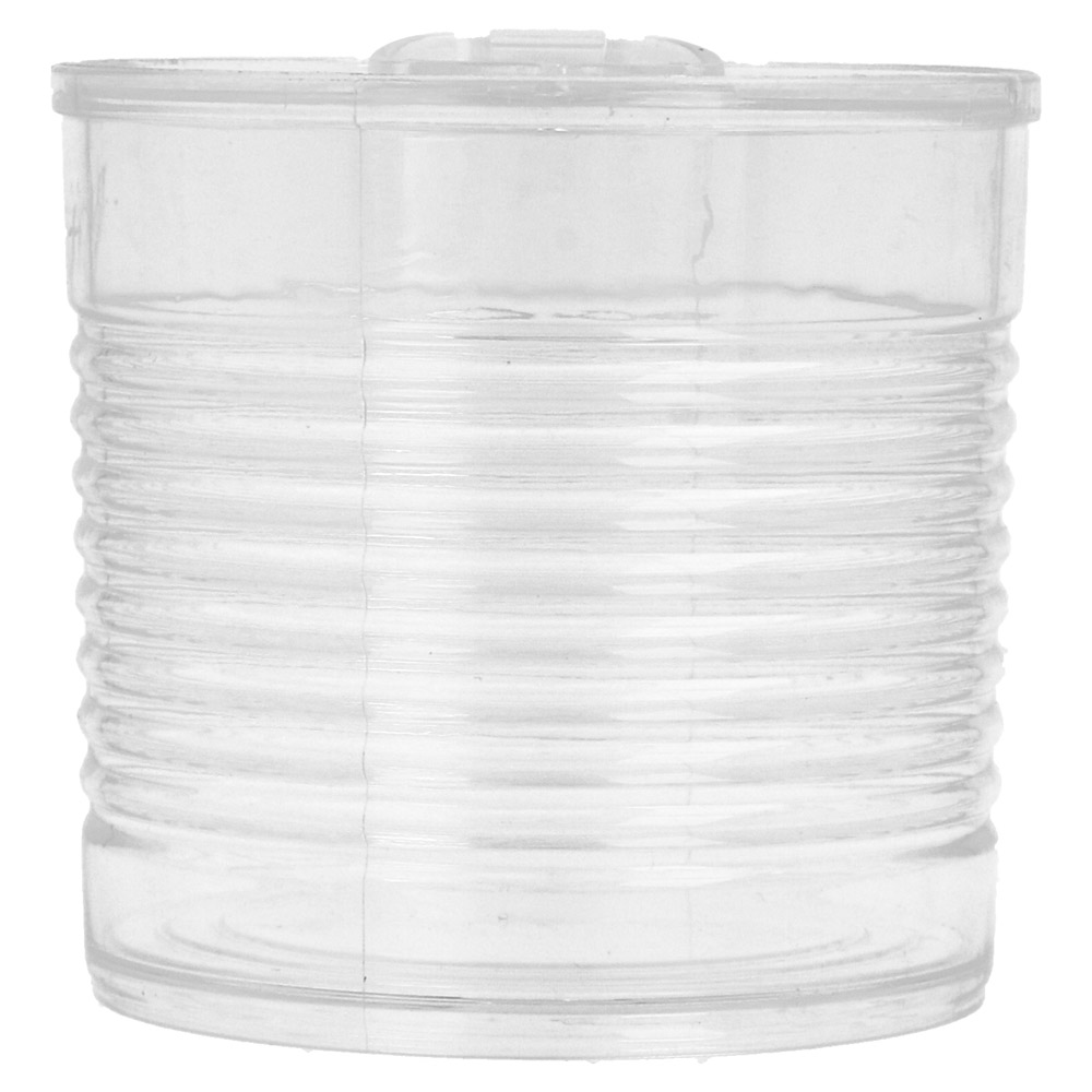 218.32-CONTENITORI APERITIVO BARATTOLO CONSERVA  220 ML Ø 7,4x7,2 CM TRASPARENTE PS (20 u.)