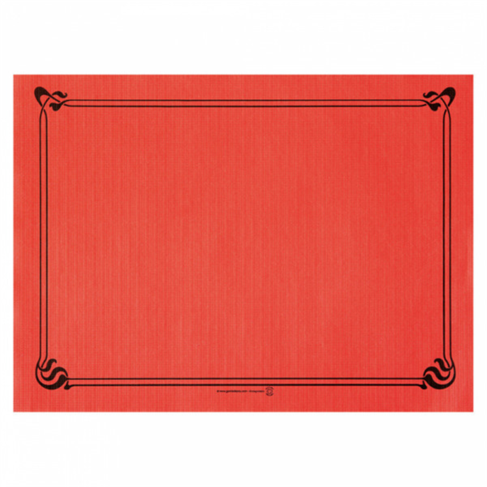 108.01-TOVAGLIETTE  48 G/M2 31x43 CM ROSSO CELLULOSA (500 u.)