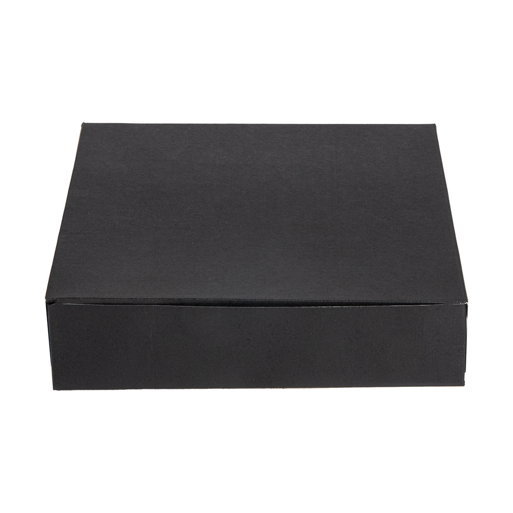 270.85-SCATOLE CATERING, PIANA 'THEPACK'  21x21x5 CM NERO CARTONE NANO-MICRO (50 u.)