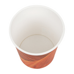 255.02-BICCHIERI BEVANDE CALDE 1 PARETE ARIZONA 180 ML 260 + 18 PE G/M2 Ø7,2/5,3x7,8 CM MARRONE CARTONE (50 u.)