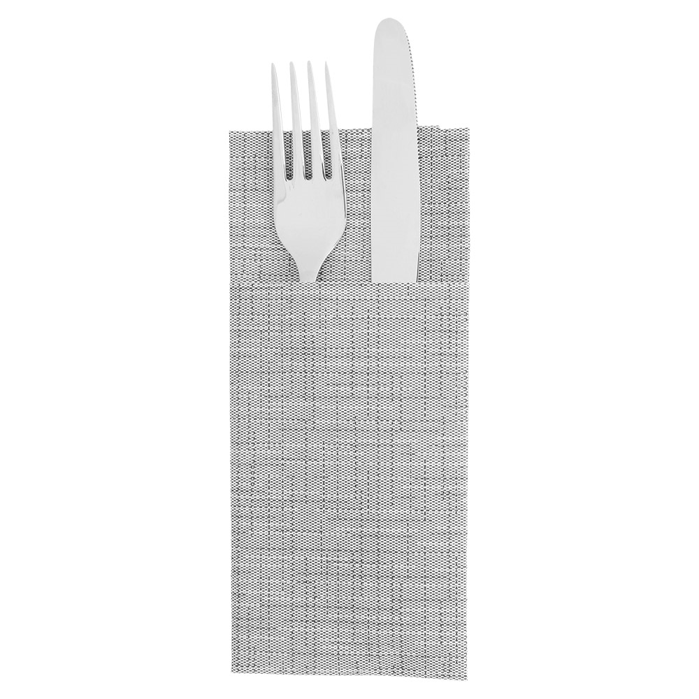 213.54-TOVAGLIOLI "KANGAROO" DRY COTTON 55 G/M2 33x40 CM GRAFITE AIRLAID (50 u.)