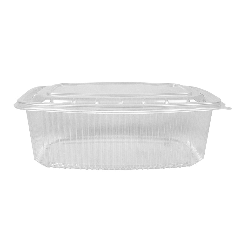 262.61-RECIPIENTI CON COPERCHIO 2000 ML 23,3x17,8x7,9 CM TRASPARENTE PP (50 u.)