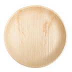 189.30-PIATTI ROTONDO 'ARECA'  Ø 25x2,5 CM NATURALE ARECA (25 u.)