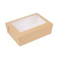 253.62-SCATOLE CON FINESTRA 'THEPACK' 1000 ML 12x17x5,5 CM NATURALE CARTONE NANO-MICRO + OPP (50 u.)