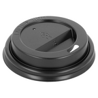 205.06-COPERCHIO ALTO PER BICCHIERI 180 ML   NERO PS (100 u.)