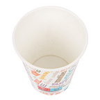 229.09-BICCHIERI BEVANDE CALDE 1 PARETE PAROLE 270 ML - 9 oz 265 + 18 PE G/M2 Ø7,8/5,2x9,5 CM BIANCO CARTONE (100 u.)