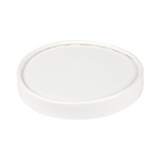 233.35-COPERCHIO TERRINA GELATI 300 ML 280 + 18 PE G/M2 Ø10 CM BIANCO CARTONE (50 u.)