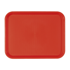 132.06-VASSOIO FAST FOOD   30,4x41,4x1,8 CM ROSSO PP