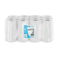 160.59-ASCIUGAMANI MINI BARRIL ECOLABEL 2 VELI  19 G/M2 Ø 13x20 CM BIANCO TISSUE (12 u.)