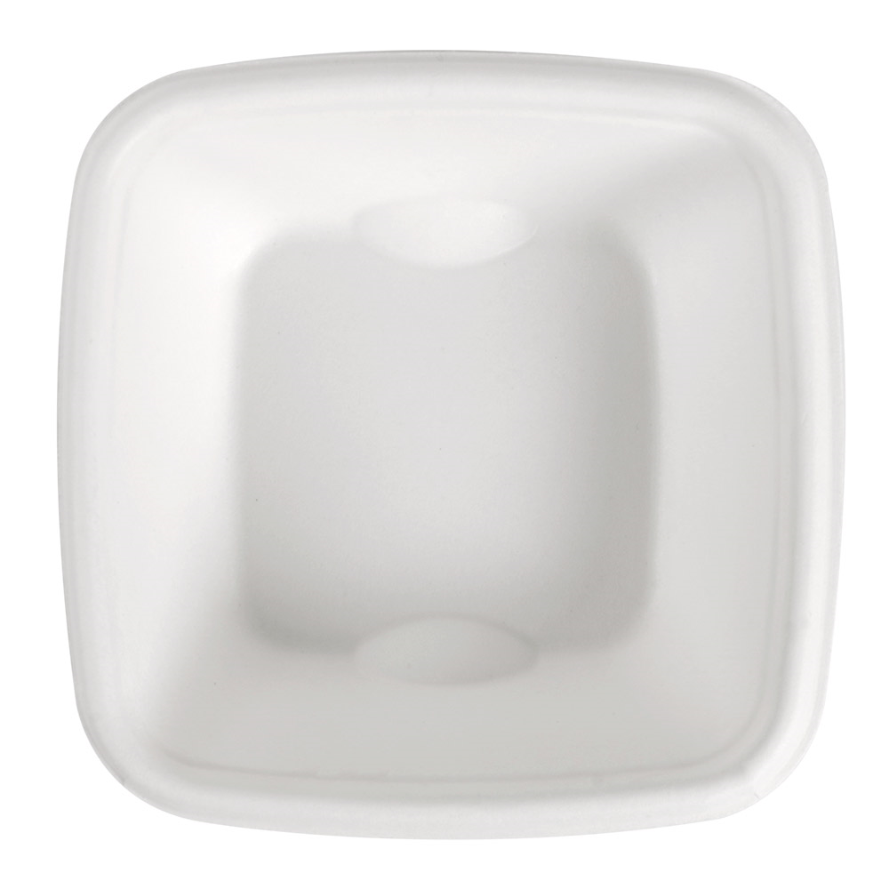 253.86-TERRINA PICCOLA 'BIONIC' 70 ML 7,7x7,7x2,7 CM BIANCO BAGASSA (50 u.)