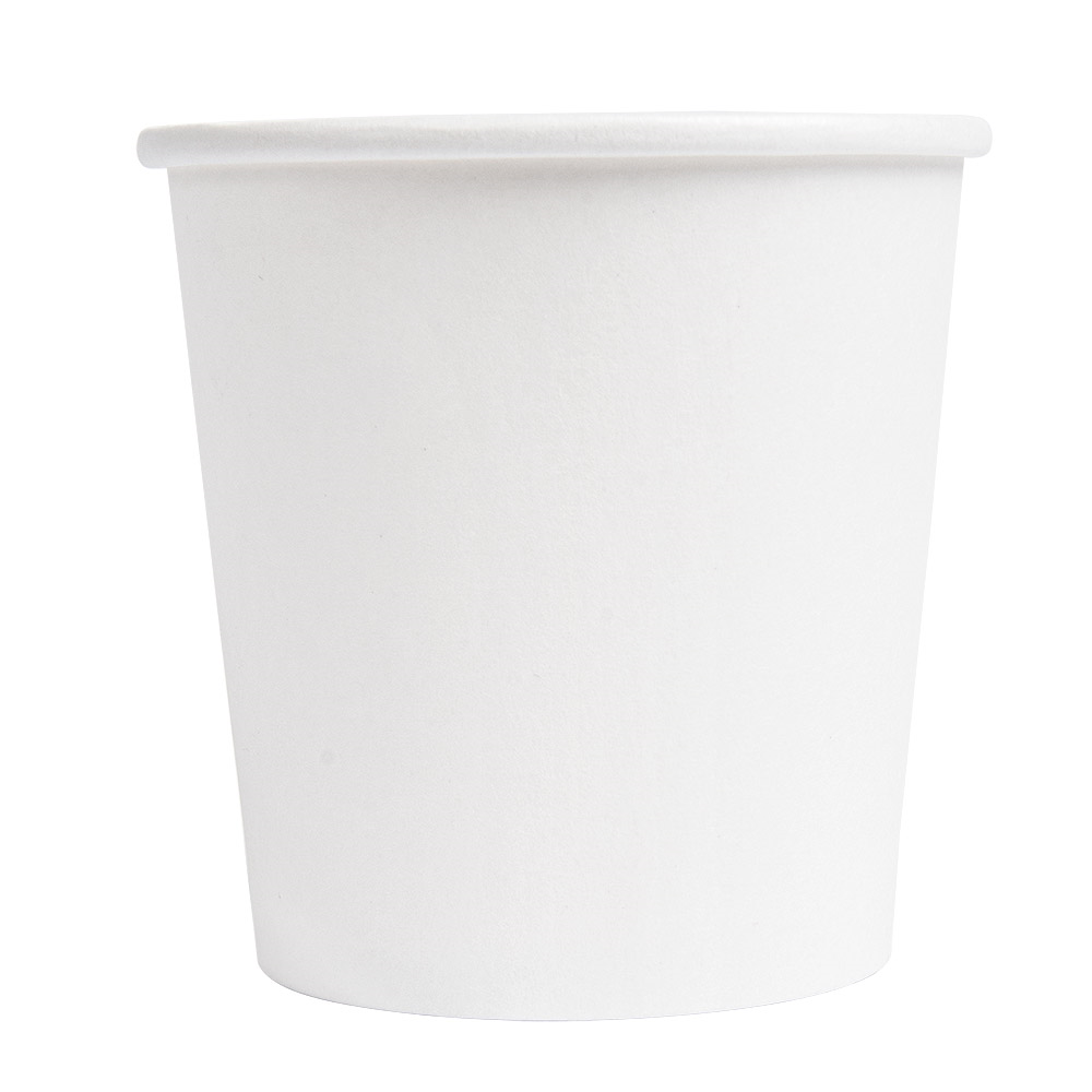 228.94-BICCHIERI BEVANDE CALDE 1 PARETE  120 ML - 4 oz 230 + 18 PE G/M2 Ø6,2/4,5x6 CM BIANCO CARTONE (50 u.)