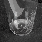 103.66-BICCHIERE INIETTATO 300 ML Ø 7,8/5,6x11,8 CM TRASPARENTE PS (25 u.)