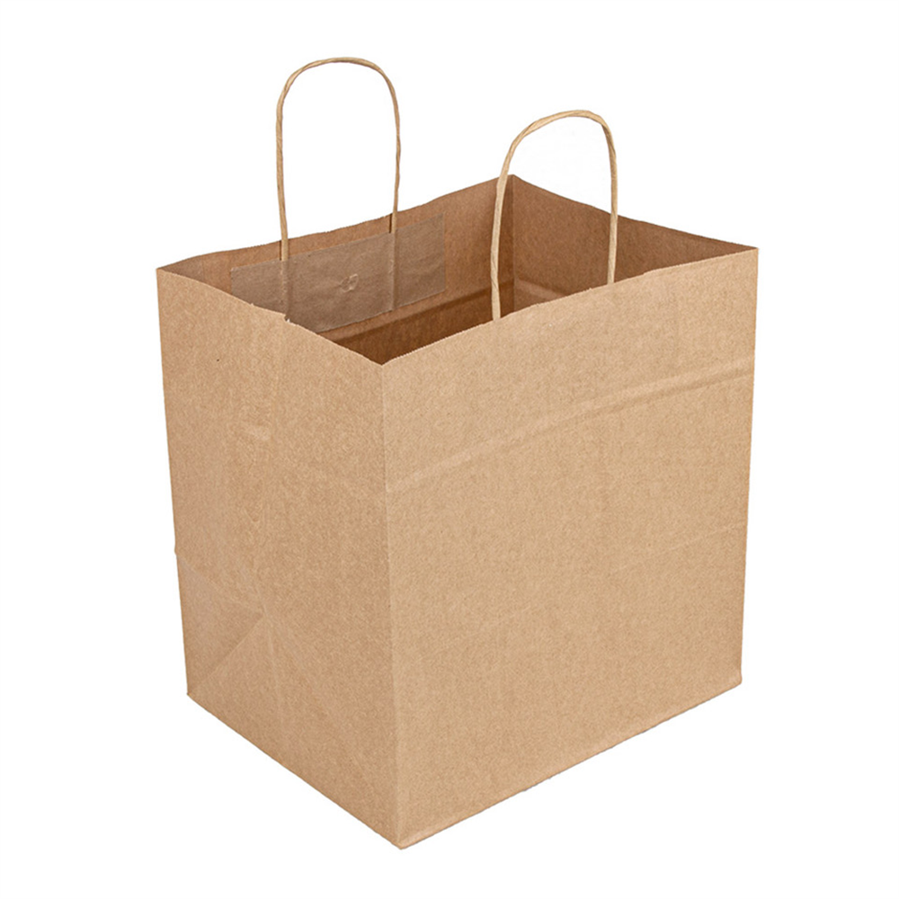 080.84-BORSE SOS TRAITEUR CON MANICI  90 G/M2 26+20x27 CM NATURALE KRAFT (50 u.)
