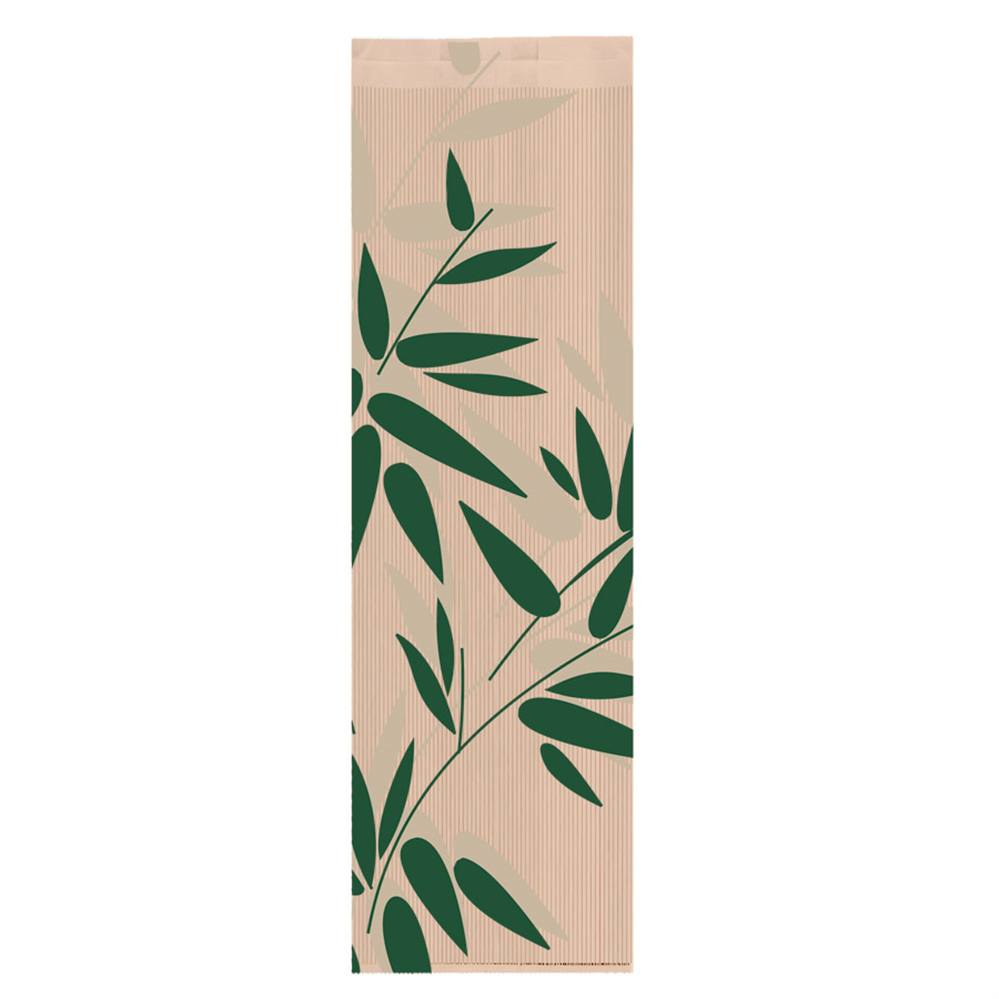 360.12-SACCHETTO PANETTERIA 'FEEL GREEN'  32 G/M2 14+9x46 CM NATURALE KRAFT (500 u.)
