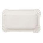 320.07-VASSOI PASTICCERIA - PICCOLI  285 G/M2 20x13 CM BIANCO CARTONE (250 u.)