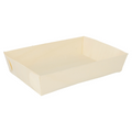 223.65-BARCHETTE RETTANGOLARI 'WOOD' 600 ML 19x13x4 CM NATURALE LEGNO (25 u.)