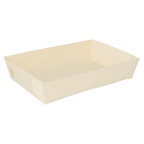 223.65-BARCHETTE RETTANGOLARI 'WOOD' 600 ML 19x13x4 CM NATURALE LEGNO (25 u.)