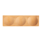 170.24-PIATTO TRIPLO 'BAMBOO'  18x5,5x1 CM NATURALE BAMBÙ (12 u.)