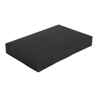 259.18-SCATOLE CATERING, PIANA 'THEPACK'  42x28x6 CM NERO CARTONE NANO-MICRO (50 u.)