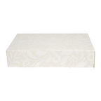 256.52-SCATOLE CATERING, PIANA 'THEPACK' DAMASCO  28x19x6 CM BIANCO CARTONE NANO-MICRO (50 u.)