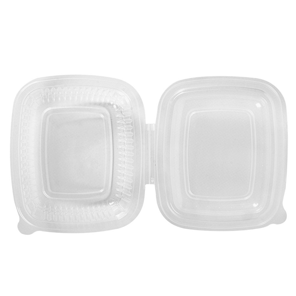 262.56-RECIPIENTI CON COPERCHIO 375 ML 14,3x12,6x4,1 CM TRASPARENTE PP (50 u.)