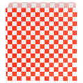 186.36-CARTA ANTIGRASSO APERTO 2 LATI FAST FOOD RED FITIPALDI 32 G/M2 16x16,5 CM BIANCO PERGAMANA ANTIGRASSI (500 u.)