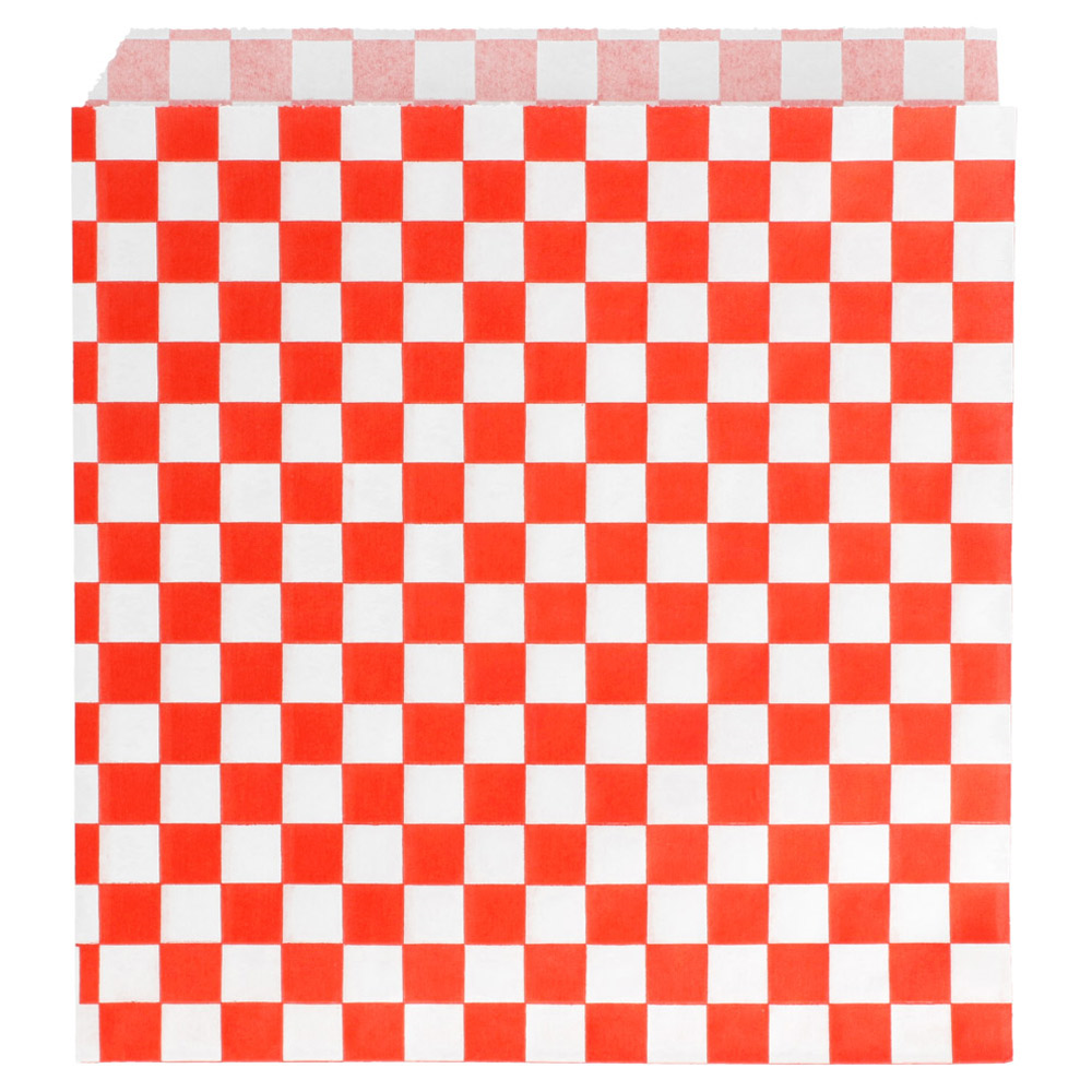 186.36-CARTA ANTIGRASSO APERTO 2 LATI FAST FOOD RED FITIPALDI 32 G/M2 16x16,5 CM BIANCO PERGAMANA ANTIGRASSI (500 u.)
