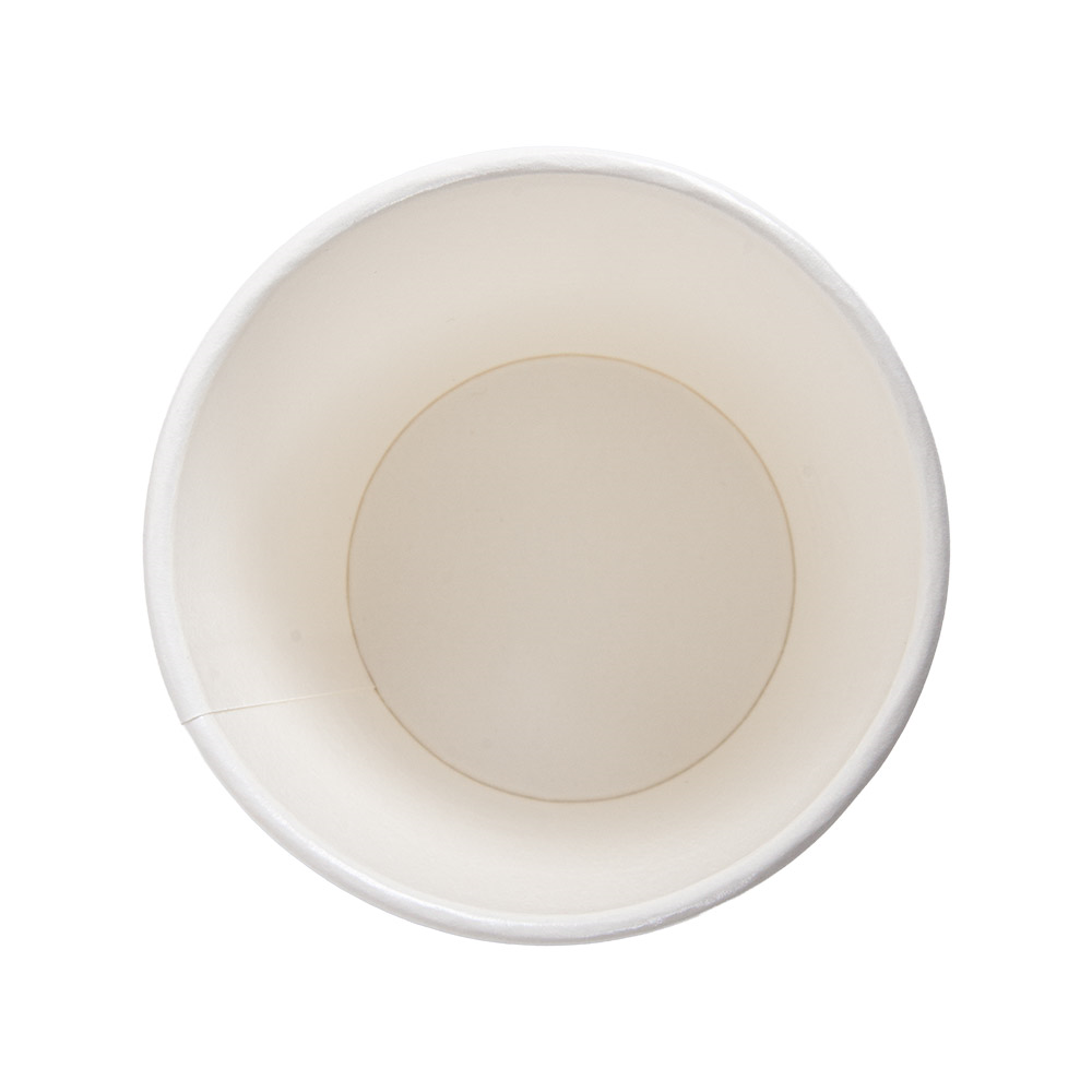 274.42-BICCHIERI BEVANDE FREDDE E CALDE 1 PARETE 'COMPOSTABLE' 240 ML - 8 oz 280 G/M2 Ø8/5,6x9,2 CM BIANCO CARTONE (50 u.)