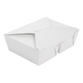258.54-SCATOLE AMERICANE 2 SCOMPARTI 'THEPACK' 990 + 990 ML 19,6x14x6,2 CM BIANCO CARTONE NANO-MICRO + PP (50 u.)