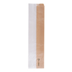 231.17-SACCHETTI PER SANDWICHES CON FINESTRA ECO 'JUST PAPER' LONG 40 G/M2 9+5,5x38 CM NATURALE PERGAMANA ANTIGRASSI (250 u.)