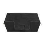 234.08-SCATOLE HAMBURGER 'THEPACK'  13x12,5x6,2 CM (S) NERO CARTONE NANO-MICRO (50 u.)